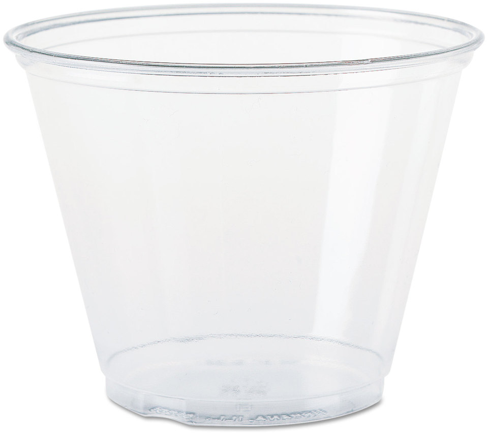 SOLO 2500-Count 9-oz Clear Plastic Disposable Cups in the Disposable Cups  department at