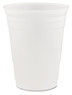 A Picture of product 101-721 Solo® Polystyrene Plastic Cold Party Cups. 16oz. Translucent. 50/Sleeve. 1000/Case.
