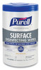 A Picture of product GOJ-934206CT PURELL® Professional Surface Disinfecting Wipes, 7 x 8, Fresh Citrus, 110/Canister, 6 Canister/Case