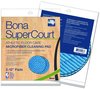 A Picture of product BNA-AX0003498 Bona SuperCourt Athletic Floor Care Microfiber Cleaning Pad. 12 in. Light/Dark Blue. 2/Pack.