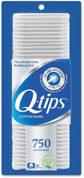 Q-tips® Cotton Swabs. 750/Pack, 12/Case.