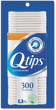 Q-tips® Antibacterial Cotton Swabs. 300/Pack, 12/Case.