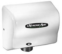 American Dryer eXtremeAir® GXT9-M Hand Dryer. 10.1 X 9.4 X 5.6 in. White.