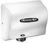 A Picture of product 963-967 American Dryer eXtremeAir® GXT9-M Hand Dryer. 10.1 X 9.4 X 5.6 in. White.