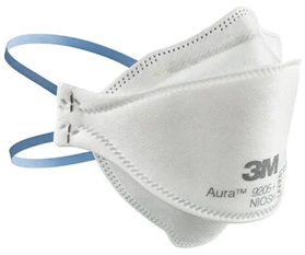 3M™ Aura™ Particulate Respirator Face Mask 9205+, N95, 440 Masks/Case