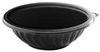 A Picture of product EMI-PTB24 PrepServe PET Bowl (1.5 lbs.). 24 oz. Black. 100 Bowls/Case.
