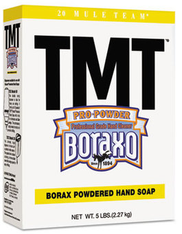 Boraxo® TMT Powdered Hand Soap. 5 lb. Unscented. 10 boxes/case.