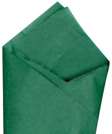 SATINWRAP® Solid Tissue Sheets, Quire Folded. 20 X 30 in. Evergreen. 480 sheets/case.