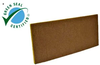 A Picture of product MMM-84885 Scotch-Brite™ Single-Sided Clean & Shine Pads. 28 in X 14 in. Brown and Yellow. 5/case.