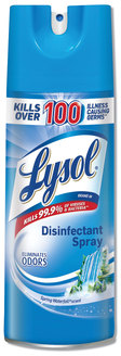 Lysol® Disinfectant Aerosol Spray. 12.5 oz. Spring Waterfall Scent, 12/Case