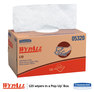 A Picture of product 874-408 WypAll* L10 Utility Wipes,  9 x 10.5, POP-UP Box, White, 125/Box, 18 Boxes/Carton