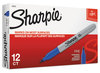 A Picture of product SAN-30003 Sharpie® Fine Tip Permanent Marker, Fine Point, Blue, Dozen