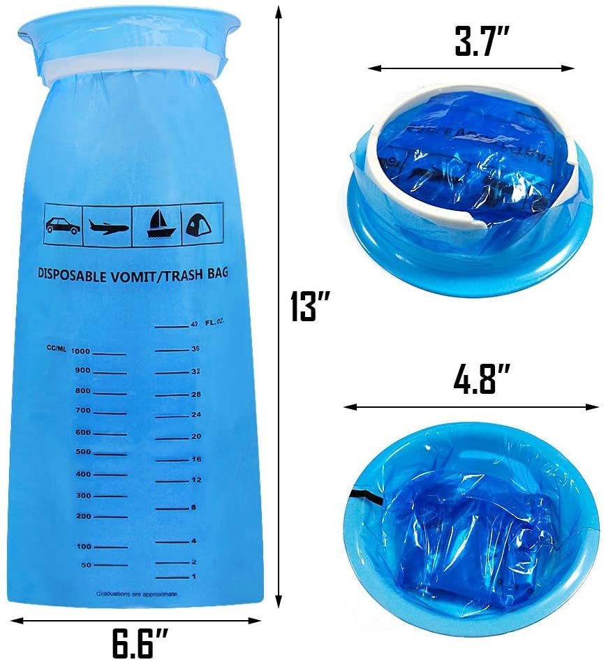 Vomit Bags 33.8 Fl Oz Bags Leak resistant Medical Grade - Temu United Arab  Emirates