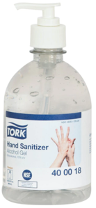 Tork Alcohol Gel Hand Sanitizer. 15.6 oz. Unscented. 12/case.