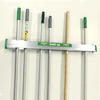 A Picture of product UNG-HU450 Unger Hold Ups Cleaning Pole Holders. 18 in. / 45 cm. Silver and Green. 5/case.