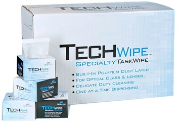 TechWipe® Specialty Task Wiper, White, 4" x 8" Wiper, 280 Wipers/Box, 60 Boxes/Case