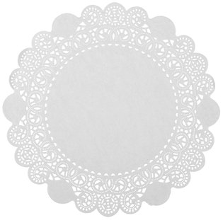 Lace Doilies. 8 in. 500/pack, 10 packs/case.