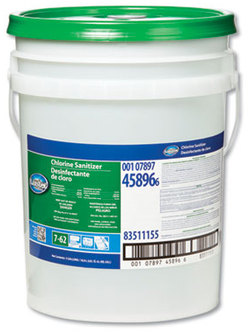 Luster™ Professional Liquid Chlorine Food Contact Surface Sanitizer. 5 gal. Chlorine scent. 1Pail.