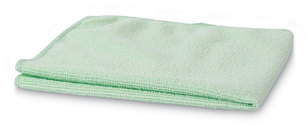 GEN Microfiber Cleaning Cloths, 16 x 16, Green, 24/Pack