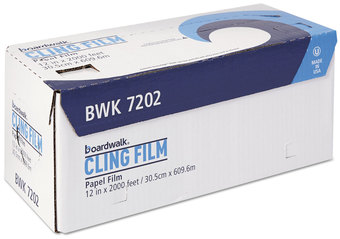 Reynolds PVC Food Wrap Film Roll in Easy Glide Cutter Box, 18 x 2000 ft, Clear