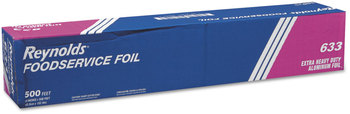 Reynolds Wrap® Extra Heavy-Duty Aluminum Foil Roll, 24" x 500 ft, Silver