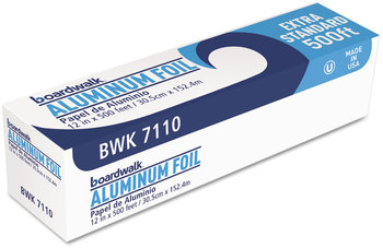 Boardwalk® Standard Aluminum Foil Roll. 16 micron. 12 in. X 500 ft.