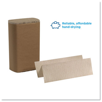 Pacific Blue Basic™ Recycled Multi-Fold Paper Towel.  Brown Color, 4,000 Towels/Case.
