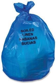 45 Gallon Red Medical Waste Trash Bags - 1.25 Mil