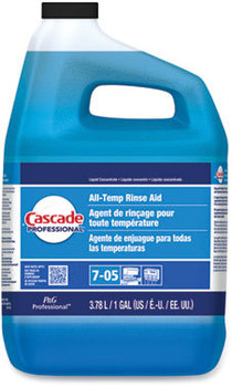 Cascade® Professional All-Temp Rinse Aid, Fresh, Closed Loop, 1 gal. 2/Carton.