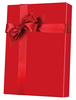 A Picture of product 731-196 Gift Wrap. 24 in. X 100 ft. Red Color on Ultra Gloss Paper.