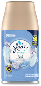 Glade® Automatic Air Freshener, Clean Linen, 6.2 oz, 6/Case