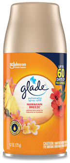 Glade® Automatic Air Freshener, Hawaiian Breeze, 6.2 oz, 6/Case
