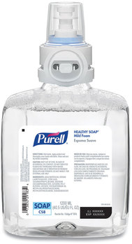 PURELL® HEALTHY SOAP® Mild Foam Hand Soap for CS8 Dispensers. 1200 mL. 2 Refills/Case.
