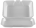 A Picture of product RYM-HC965 Foam Hinged Lid Container, Large Hoagie, 9" x 6" x 3", White, 200/Case