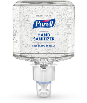 PURELL® Advanced Hand Sanitizer E3 Gel Refill for ES6 Touch-Free Hand Sanitizer Dispensers. 1200 mL. 2/Case