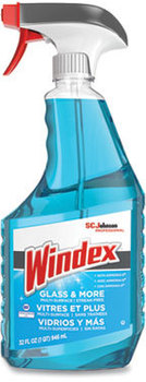 Windex® Ammonia-D Glass Cleaner. 32 oz. Fresh scent. 8 Spray Bottles/Carton.