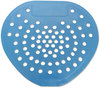 A Picture of product HOS-03904 HOSPECO® Health Gards® Vinyl Urinal Screen, Mint Scent, 7.75 x 6.88, Blue, Dozen