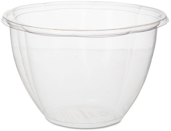 Eco-Products® Salad Bowls, 48 oz, 6.69" Diameter x 4.38"h, Clear, 300/Case