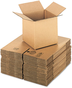 Corrugated Boxes, 9" x 7" x 5", B-Flute, 200 lb, 1,500/Case