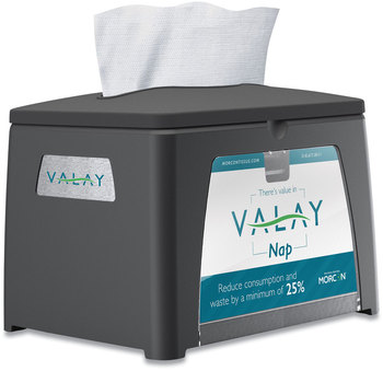 Morcon Tissue Valay® Table Top Napkin Dispenser, 6.5 x 8.4 x 6.3, Black