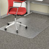 A Picture of product ALE-MAT3648CFPL Alera® Studded Chair Mat for Flat Pile Carpet Occasional Use 36 x 48, Lipped, Clear