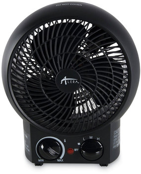 Alera® Heater Fan 1,500 W, 8.25 x 4.37 9.5, Black
