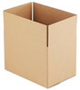 A Picture of product UFS-181212 United Facility Supply Corrugated Fixed-Depth Shipping Boxes, Regular Slotted Container (RSC). 18 X 12 X 12 in. Brown Kraft. 25/bundle.