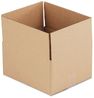 Universal® Brown Corrugated Fixed-Depth Shipping Boxes Regular Slotted Container (RSC), 10" x 12" 6", Kraft, 25/Bundle