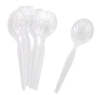 Medium Heavy Weight Polystyrene Soup Spoons. Clear. 1000/case.