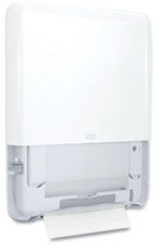 Tork PeakServe® Mini Continuous Hand Towel Dispenser. 19.3 X 14.4 X 4 in. White.