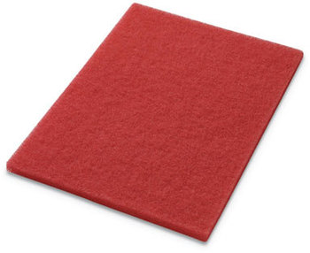 Americo® Floor Buffing Pads. 28 X 14 in. Red. 5/carton.