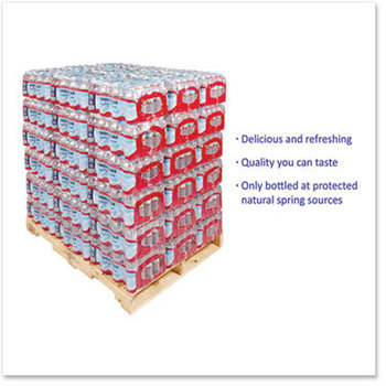 Crystal Geyser® Alpine Spring Water. 16.9 oz. 35 bottles/case, 54 cases/pallet