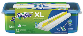 Swiffer® Max/XL Wet Refill Cloths. 16 1/2 X 9 in. 12/tub, 6 tubs/carton.