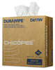 A Picture of product CHI-D611W Chicopee® Durawipe® Medium-Duty Industrial Wipers. 8.8 X 17 in. White. 110/box, 12 boxes/carton.